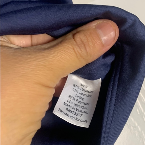 Nine West Women's Navy Blue Sleeveless Top - Picture 6 of 10